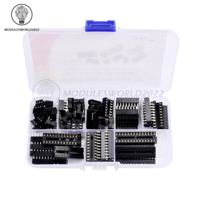 66pcs/Box IC Chips Holder IC Socket Chip Base 8 Kinds of