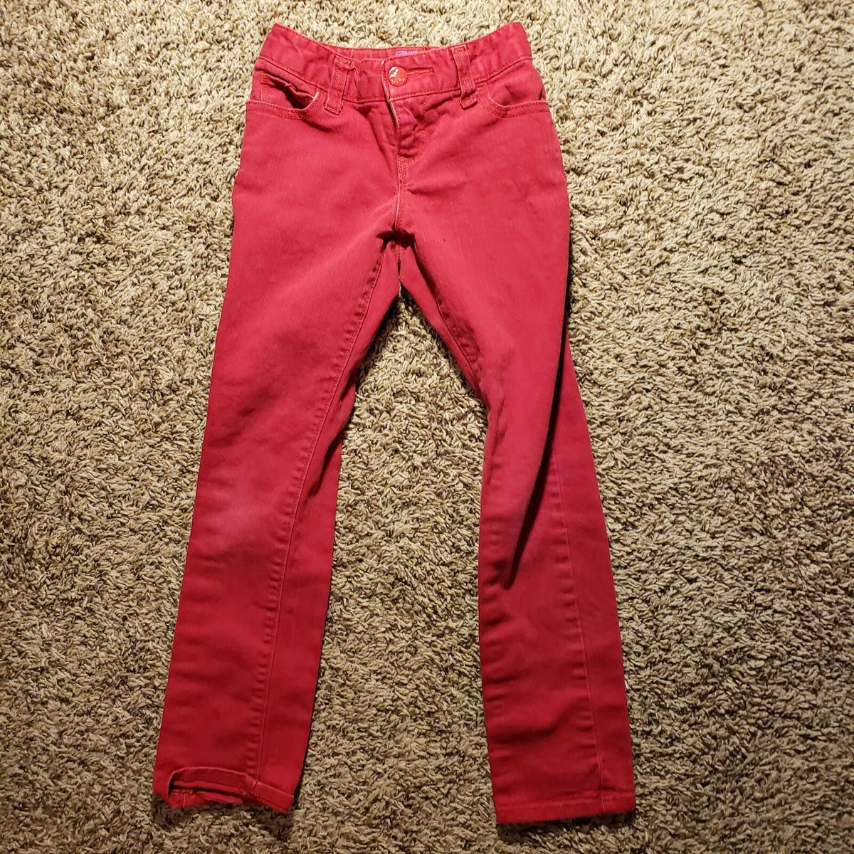 Girls Old Navy Size 7 Skinny Red Jeans Casual