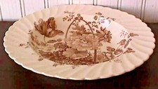 **CHARLOTTE BROWN (1) RIM 8” SOUP BOWL ROYAL STAFFORDSHIRE-MS75-E