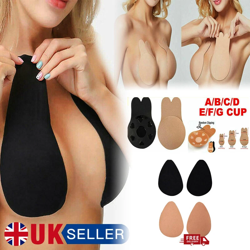 Women Cup Bra Thin Invisible Silicone Breast Pads Boob Lift Tape