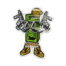 Candy Bags 3.5g, Smell Proof Candy Pouches, Food Cookie Shape Bags (Design 135)