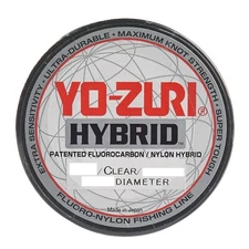 YO-ZURI Hybrid Fishing Line~Clear Flurocarbon & Nylon~275yd~FREE Shipping