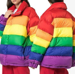 rainbow down jacket