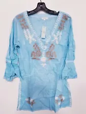 Debbie Katz - Jaira Tunic (Sea) Sz Sm