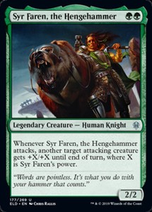 Syr Faren, the Hengehammer x4 - Throne of Eldraine - NM-Mint, English - Throne o