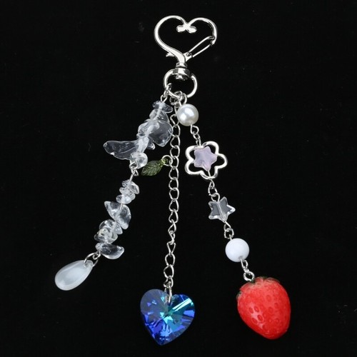 Fashion Strawberry Star Heart Phone Charm Straps Keys Pendants Bag Decoration - Zdjęcie 6 z 8