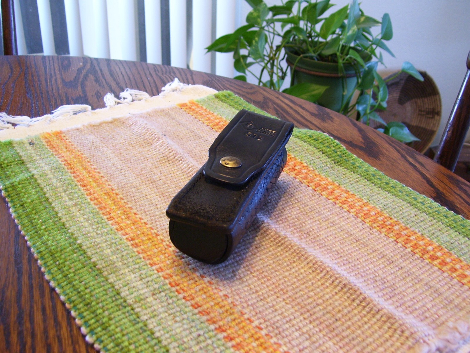 Aker 572 Leather Black BW MK IV Mk-4 Mace OC Defense Spray Case Holder Carrier