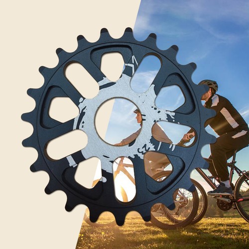 Pignon Plateau BMX 23T Coalition CNC - Alliage Noir - Pour Une Transmission Au Top !