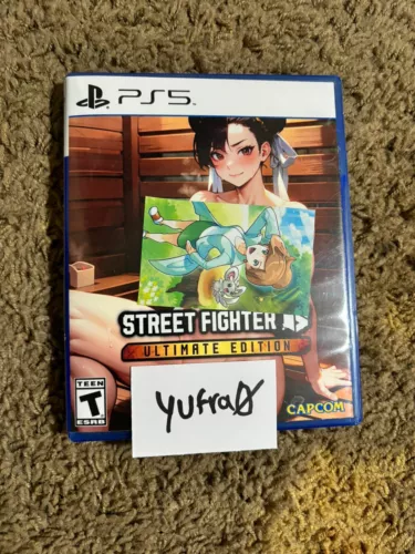 Street Fighter Ultimate Edition 6 Chun Li Ps5  CUSTOM COVER ART & CASE - NO GAME