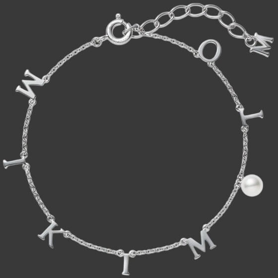 MIKIMOTO Pearl Bracelet Silver (rhodium finish) Akoya Pearl 5.00mm Length 7.5 in