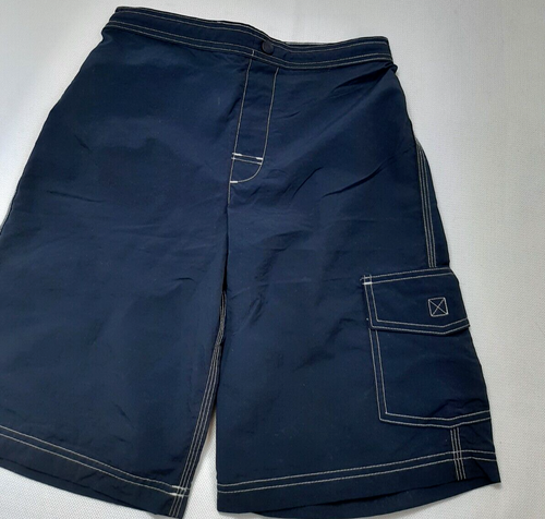LANDS' END Swim Navy BASIC EDITIONS Khaki Boy's Size 10 M Shorts Lot Swimwear - Picture 5 of 16