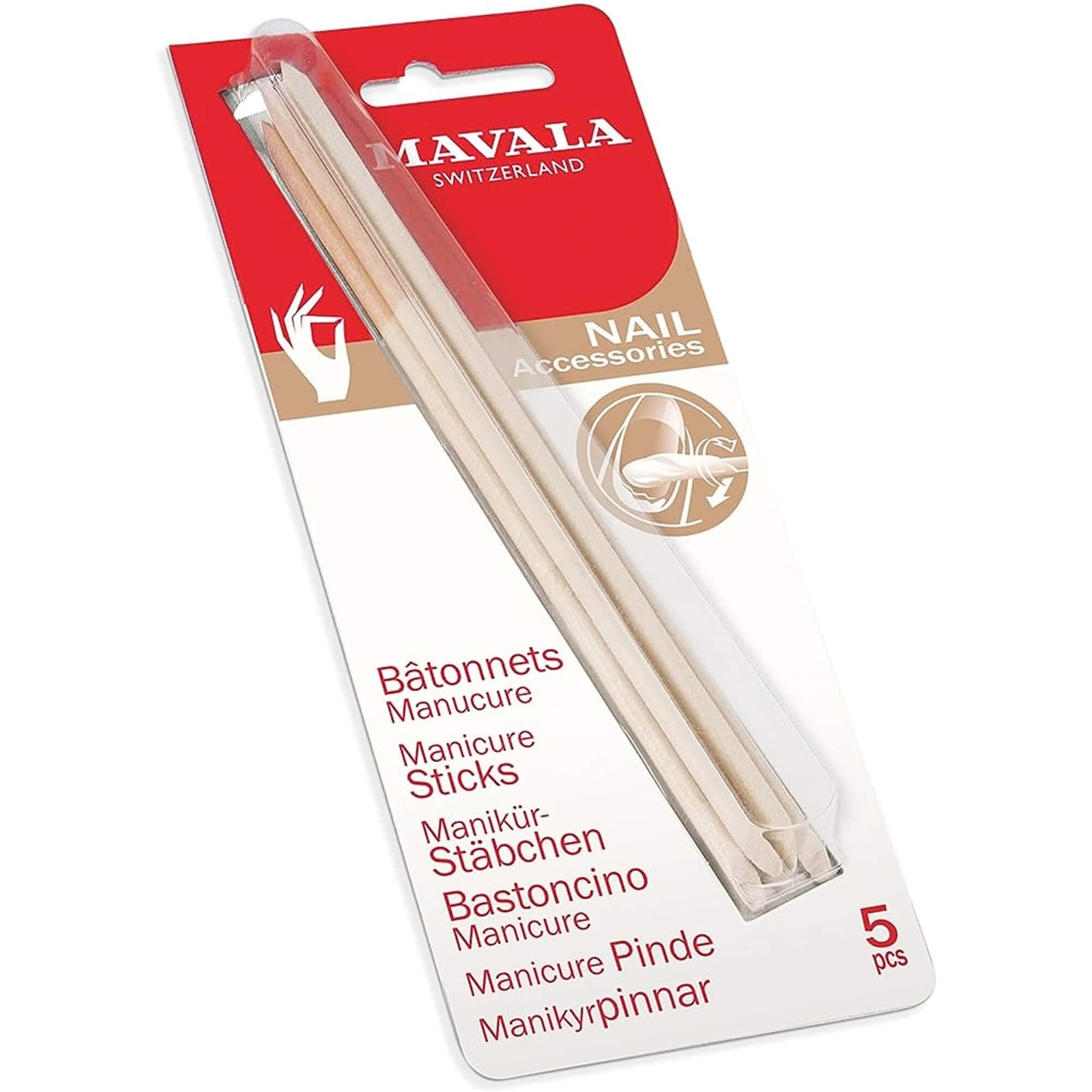 Mavala Nail Cuticle Manicure Sticks Pack of 5
