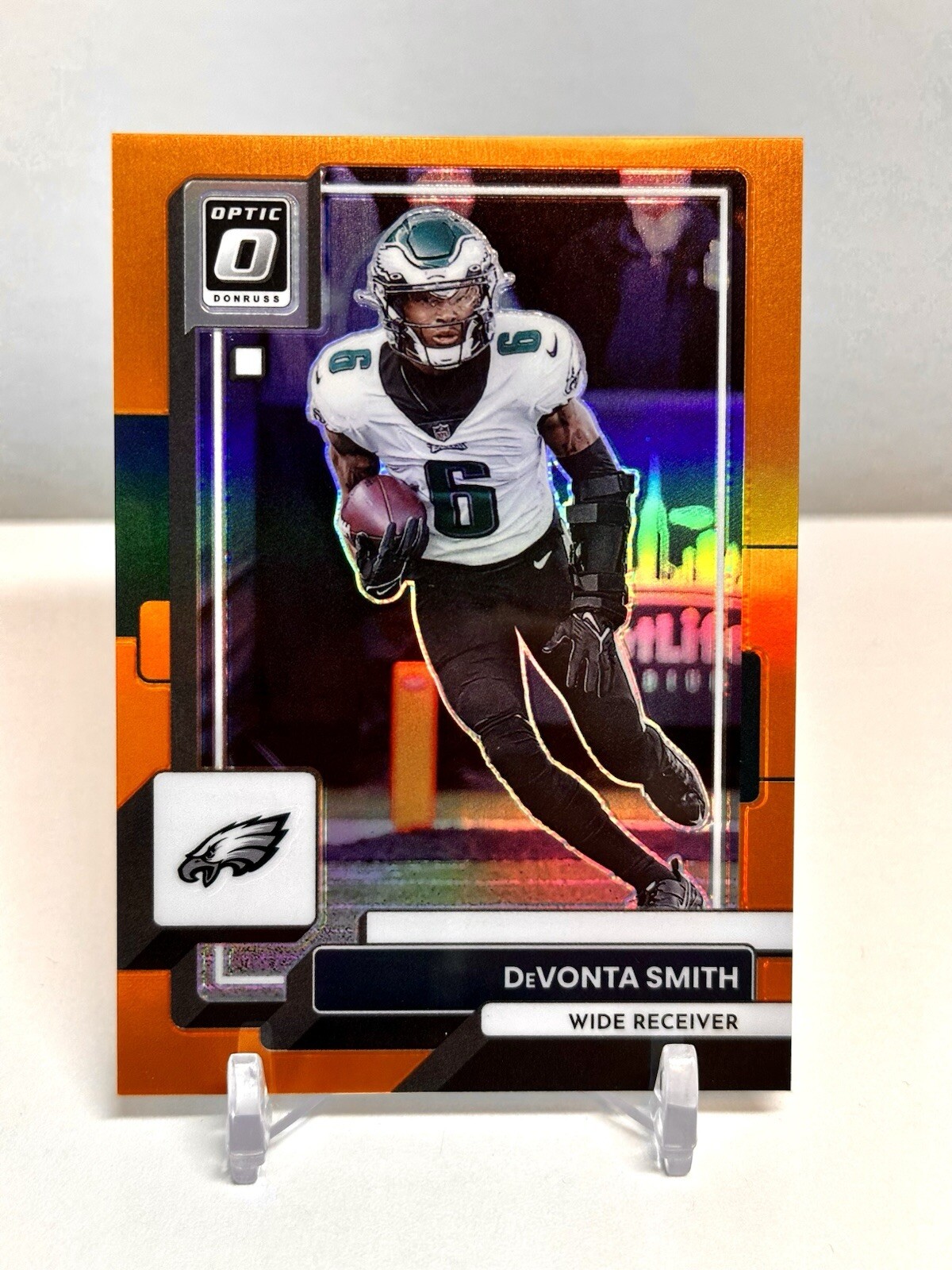 2022 Donruss Optic Orange #160 DeVonta Smith EAGLES /199