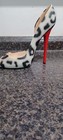 High Heel Wine Bottle Holder Cheetah Animal Print 