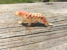 Celluloid Cheetah Occupied Japan , Great Colors , Rare Animal