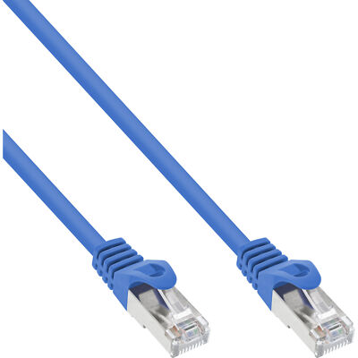 InLine  Patchkabel, F/UTP, Cat.5e, blau, 10m