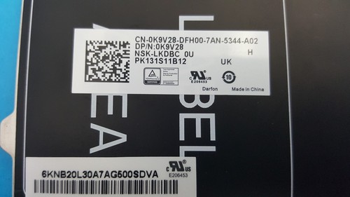 Keyboard UK Dell Latitude E5450 E7450 E5470 E7470 0K9V28 09170J English Backlit - Picture 6 of 6
