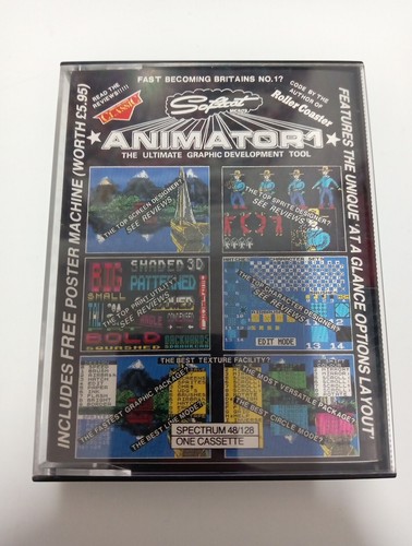 Softcat Micro’s ANIMATOR 1 for the Sinclair ZX Spectrum (48K/128K) Cassette