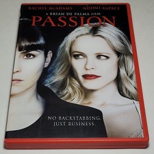 Passion (DVD 2013) Rachel McAdams Noomi Rapace Brian De Palma film Free Shipping