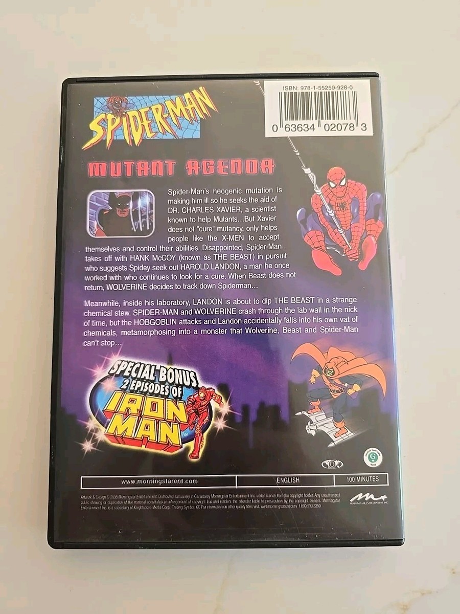 SPIDER-MAN: The Mutant Agenda (DVD, 2008) Limited Edition by