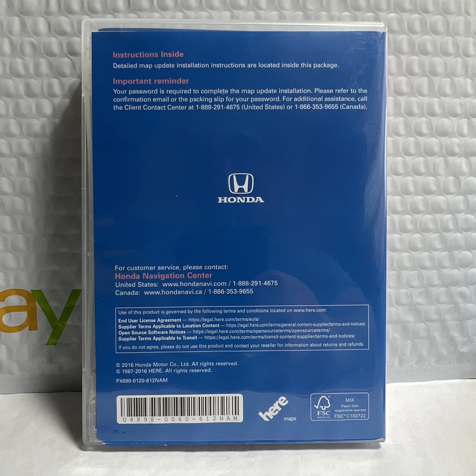 Honda Navigation System Pink USB Update 2017 U4898-0060-612NAM - Image 2 of 4
