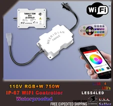 110V - 120V High Voltage WIFI, Bluetooth Pro Controller, for RGB & Neon Rope RGB