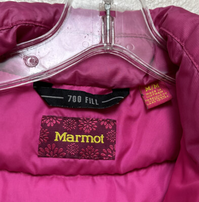 Marmot 700 Fill ピンク ダウンジャケット M Marmot Girls Youth Puffer Jacket Pink 700 Fill Down Feather