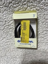 onn. 3.5mm AUX Audio Cable 3' Cable Male to Male Car iPhone Samsung Android New