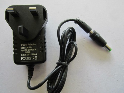 12V UK MAINS VIRGIN MEDIA SUPERHUB 2 ROUTER AC ADAPTOR POWER SUPPLY PLUG - Picture 2 of 5