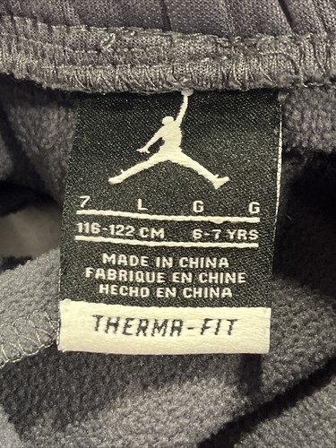 Nike Air Jordan Pant Boy 6-7 Years Pull On Pockets Therma Fit Performance Active - Picture 3 of 7