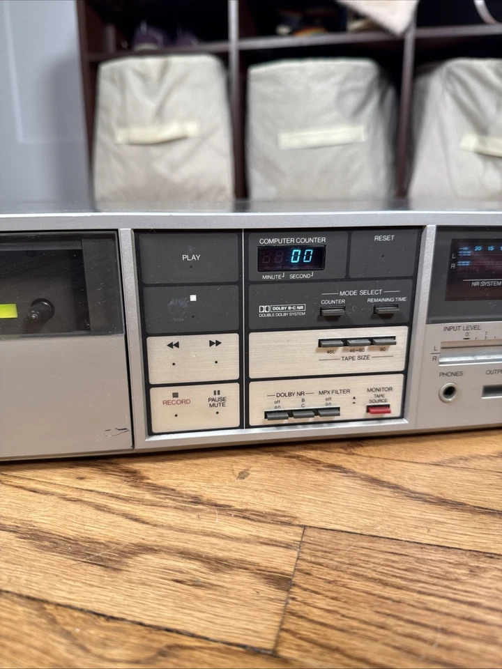 Denon DRM2 Estéreo Cassette Deck 3 Cabezales Funcionando G3D Foto 4 de 4