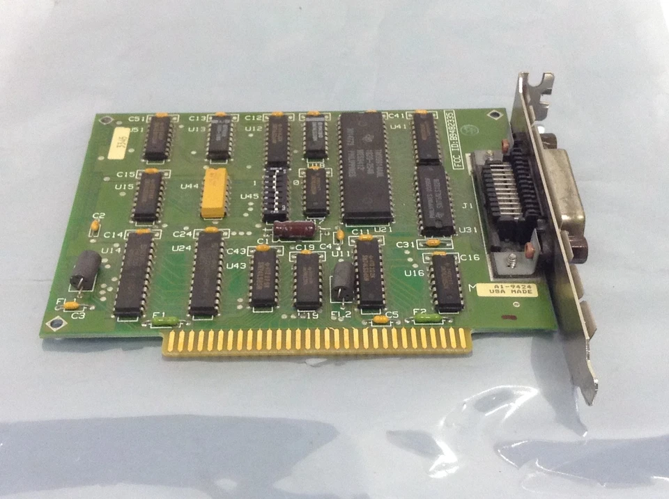 Tarjeta de interfaz vintage HP 82335-60001 HP-IB ISA alto perfil funcionando ENVÍO GRATUITO Foto 3 de 4