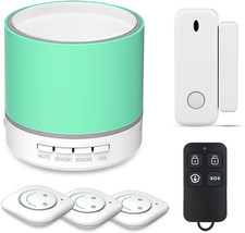 Door Chime Alarm Sensor When Opened, Vibration Sensor-Wireless Safety for Home K