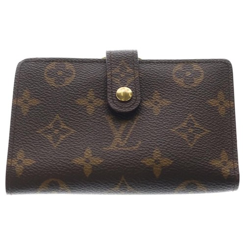 Louis Vuitton Porte Monete Bier Viennois Monogram PVC Wallet Brown From Japan
