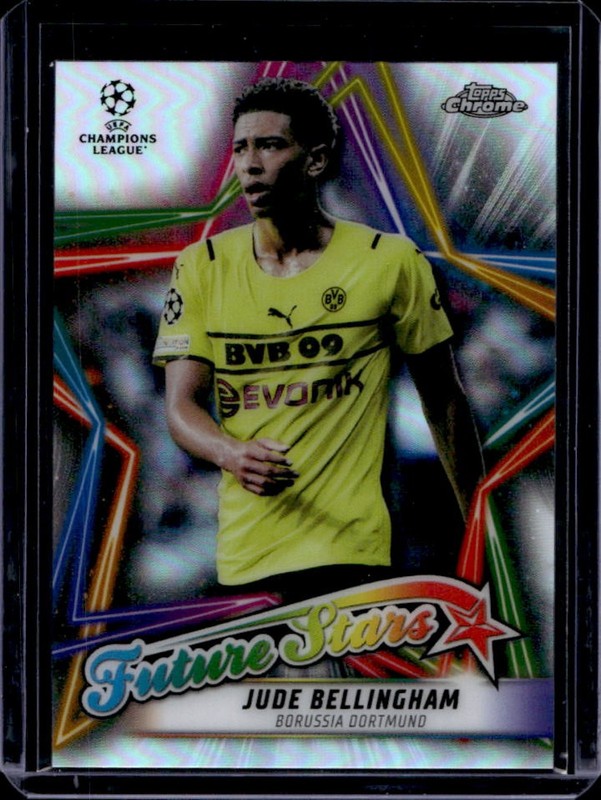 2021-22 Topps Chrome UEFA Jude Bellingham Future Stars #FS-3 Dortmund