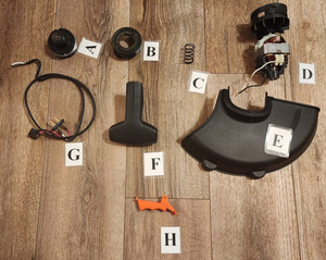 Replacement parts for Black+Decker ST4500 12 Inch 2-In-1 Trimmer/edger (L)