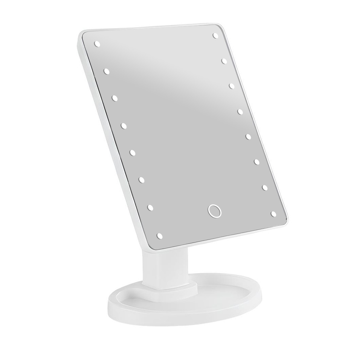 Miroir LED Avizar anti zone d ombre avec inclinaison réglable 360