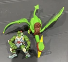 TMNT 1993 Cave Turtle Raph Raphael + Tubular Pterodactyl Vintage Turtles Dino