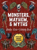 Editors Of Chartwell - Monsters Mayhem And Myths Sticker Color Ac - G245Z