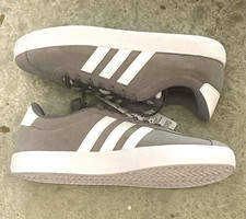 Adidas Men s VL Court 3.0 Gray/White Canvas ID6276