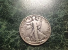 1943 Walking Liberty Half Dollar (black/yellow)