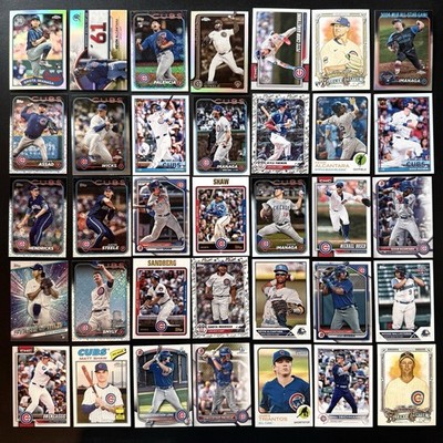 Chicago Cubs Card Lot (55) w/ Refractor Parallels, Rookie Cards RC, Prospects +