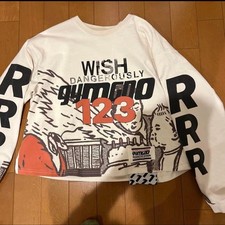 rrr123 gymgno RIVINGTON roi Rebis Long Sleeve T-Shirt Size S White