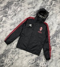 Adidas Milan 2012 2013 Chaqueta de Entrenamiento Fútbol Hombres Talla XS Negra