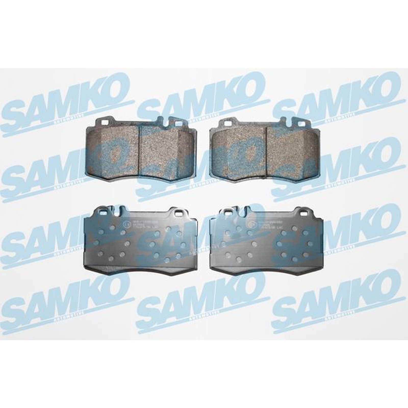 1x ORIGINAL® SAMKO Bremsbelagsatz, Scheibenbremse Vorne für Mercedes-Benz