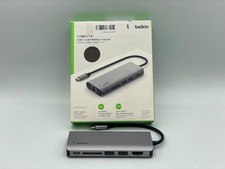 Belkin USB C Hub, 6-in-1 MultiPort Adapter Dock