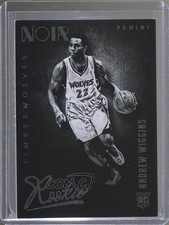 2014-15 Panini Noir Black and White Rookies 48/99 Andrew Wiggins #93 3g8