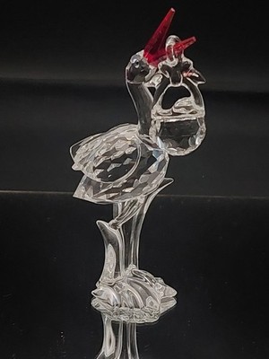 Swarovski Storch mit Baby #659401 - sehr guter Zustand - ohne Verpackung - nicht mehr produziert (2004 - 2008)