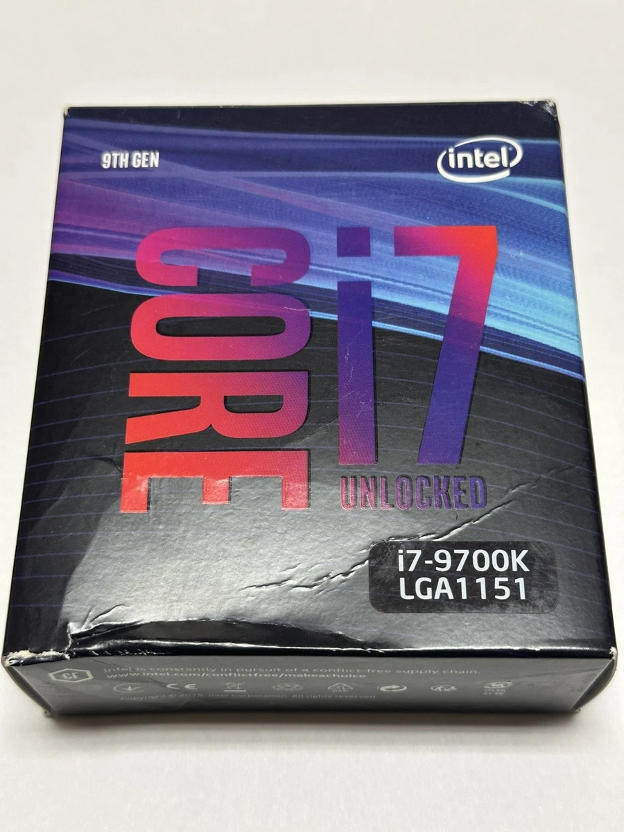 Intel Computer Processors Intel Core i7-9700K Processor Model for