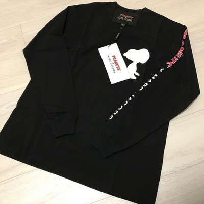 Marc Jacobs Snoopy Schwarz Sweatshirt XS Peanuts Langarm Neu